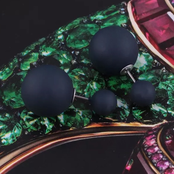 Jewelry - 3 for $15 Matte Double-sided bubble earrings